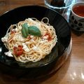 nobara's cooksnap of when they made ドライトマト、フェタ＆アンチョビのパスタ.
