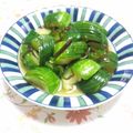 まっちー食堂's cooksnap of when they made 胡瓜の塩昆布・すし酢・辛子漬け.