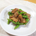 まんまるかえる's cooksnap of when they made 簡単＊豚と青唐辛子の甘辛炒め.