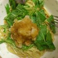 belljar922's cooksnap of when they made 時短♪ツナと水菜のあっさり和風パスタ☆.