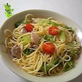 らパン's cooksnap of when they made ☆トマトとレタスとささみのスパゲティ☆.