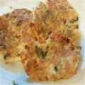 のらんのらん's cooksnap of when they made ♪離乳食♪納豆チャーハン風おやき.
