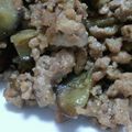 しょこ②'s cooksnap of when they made なすと挽き肉の甘辛炒め.