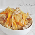rino122's cooksnap of when they made 栄養満点✿豚肉と野菜の炒め物.