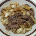 さくらおみ's cooksnap of when they made 牛肉とキャベツのオイスター炒め.
