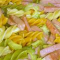 こけよ's cooksnap of when they made スパムとゴーヤのペンネ炒め.