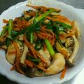 琴ママ's cooksnap of when they made 柔らかささみとニラのスタミナ炒め.