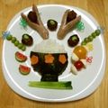 puniＫ's cooksnap of when they made 簡単キャラ弁☆ご飯ｄｅごはん.