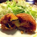 abuchan's cooksnap of when they made かぼちゃと卵の★チーズとろ～んコロッケ.
