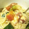 asa3na's cooksnap of when they made たこときゅうりの簡単冷製パスタ　.