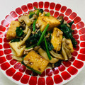 あっこ姉's cooksnap of when they made ほうれん草、厚揚げきのこの甘辛生姜炒め煮.