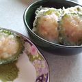 り ん's cooksnap of when they made ゴーヤ海老しんじょう☆天ぷら.