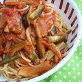 いこたん's cooksnap of when they made スイカの皮で豆乳トマトクリームパスタ.