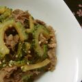 ミセスおおから's cooksnap of when they made ゴーヤーと牛肉の炒め物.