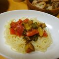 rie612rie's cooksnap of when they made 夏野菜とアンチョビの冷製パスタ.