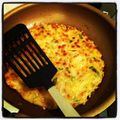 yomemi's cooksnap of when they made シシトウと納豆のチヂミ.