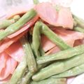 奈緒吉's cooksnap of when they made 手早く☆ハムとインゲンのバタ醤油炒め☆.