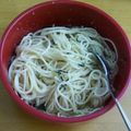 yuriyukiy's cooksnap of when they made **簡単♪お手軽♪たらこスパ**.