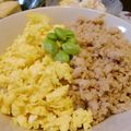 ❤ゆうたん❤'s cooksnap of when they made ふっくら鶏そぼろ丼.
