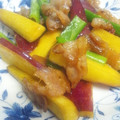 りしい♪ママ's cooksnap of when they made サツマイモと豚肉の甘辛炒め.