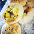 ぴぃむ＠ぱぁむ's cooksnap of when they made 簡単レンジ発酵！ゴマとさつまいものパン♪.