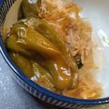 りく倶楽部's cooksnap of when they made レンジdeまるごとピーマンの煮浸し.
