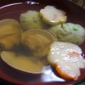 しおりのテーマ's cooksnap of when they made 春の香り♪よもぎと筍のお吸い物.