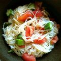 ミニうさちゃん's cooksnap of when they made オクラとトマトとそうめんのサラダ.