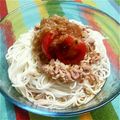 むぅちゃんぴぃちゃん's cooksnap of when they made 【超簡単】サラダそうめん.