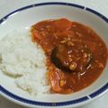まーちゃんの's cooksnap of when they made 簡単！お家カフェの夏野菜カレー.