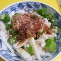 あやけんご's cooksnap of when they made 長芋とオクラの柚子ポンがけ.