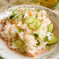 たくぼん☆ママ's cooksnap of when they made 鮭フレークとカイワレ大根の混ぜ寿司.
