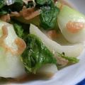 tkys's cooksnap of when they made 干しエビとチンゲン菜の蒸し炒め.