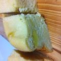 konrinyumi's cooksnap of when they made マンゴー缶で作る☆フルーツ食パン　.