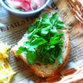 ＊さらさ＊'s cooksnap of when they made クレソンのオープンサンド.