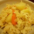 ぽかこ's cooksnap of when they made 簡単おいしい！じゃが豚♡炊き込みごはん.