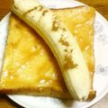runinchef's cooksnap of when they made くせになる、朝食ばなぴートースト.
