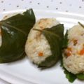 Ｒｉｅｃｏ's cooksnap of when they made エゴマの葉おにぎり☆韓国料理☆.