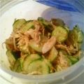 グランアベニュ's cooksnap of when they made ササミときゅうりの胡麻和え.