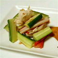 mnsysnm's cooksnap of when they made ささみと　きゅうりのごまだれ和え.