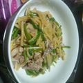あちmama's cooksnap of when they made なんちゃって青椒肉絲～♪.