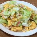 クック49L4Ho☆'s cooksnap of when they made ■超旨い！カニカマとキャベツのたまご炒め.