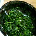 はよち's cooksnap of when they made オクラとモロヘイヤの鰹節醤油和え.