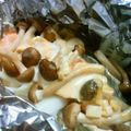 イエローバード's cooksnap of when they made 鮭と新玉葱のホイル焼き 味噌マヨソース.