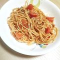 カボリン's cooksnap of when they made いっきにできるトマトパスタ♪.