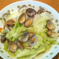 お腹がぐう's cooksnap of when they made ずぼら料理！あさりとキャベツの蒸し煮♪.