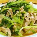 だじゅん's cooksnap of when they made 小松菜と豚肉のシンプル炒め.