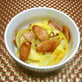 kemeta's cooksnap of when they made じゃがいもとソーセージのカレー炒め.