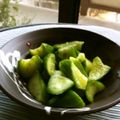 ごごんた's cooksnap of when they made 梅こぶ茶で胡瓜の浅漬け.