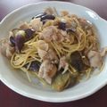 ほ～ちゃん♪'s cooksnap of when they made ナスと豚バラの和パスタ（醤油風味）.